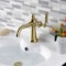 Kingston Brass KS3547KL Single-Handle Bathroom Faucet with Push Pop-Up, Brushed Brass KS3547KL - alternate 2